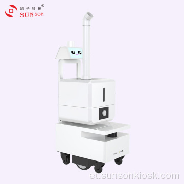 Metroojaama Mist Spray Sterilizer Robot